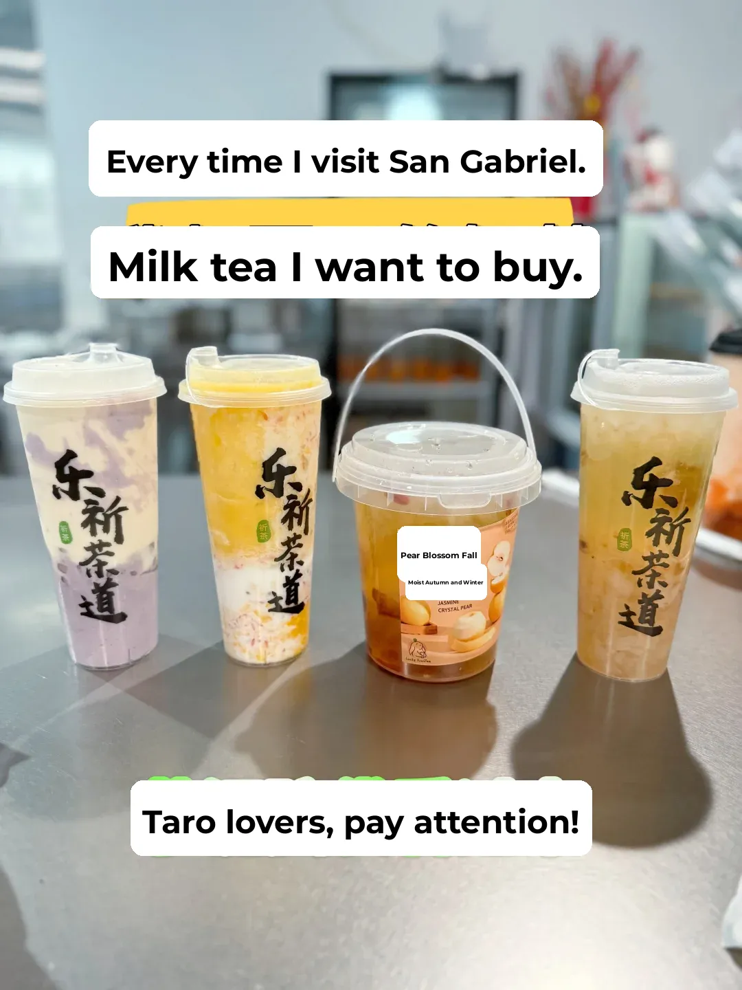 The Boba Tea I Always Buy When Visiting San Gabriel, USA