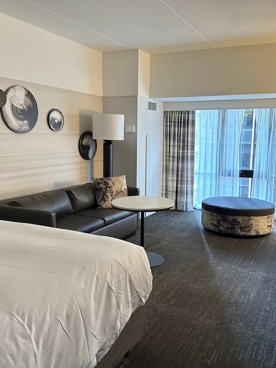 "In New York! Booked a budget-friendly hotel that both parents are happy with 😘"