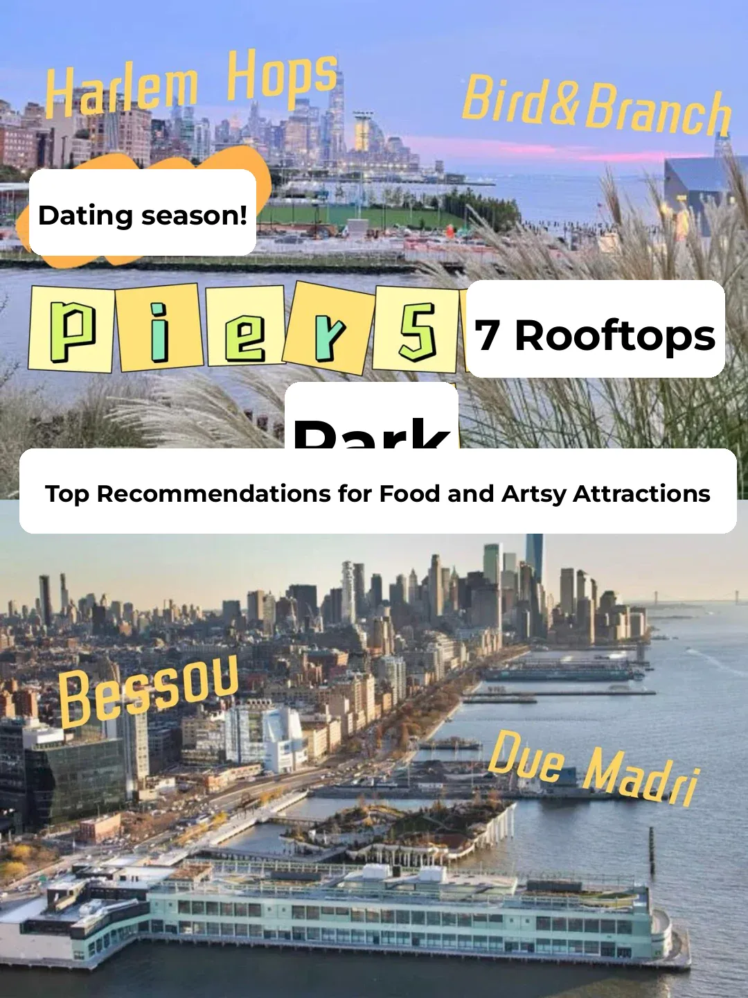 NYC Spring Guide: Chilling & Thrilling at Pier57 Rooftop Park | Part 1