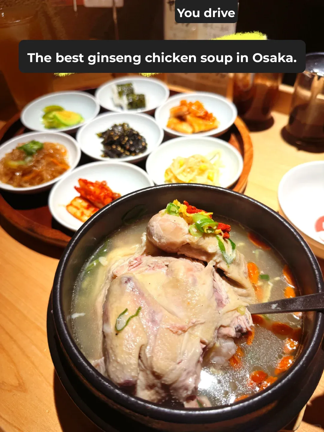 I'll call it the best samgyetang in Osaka! ❗️