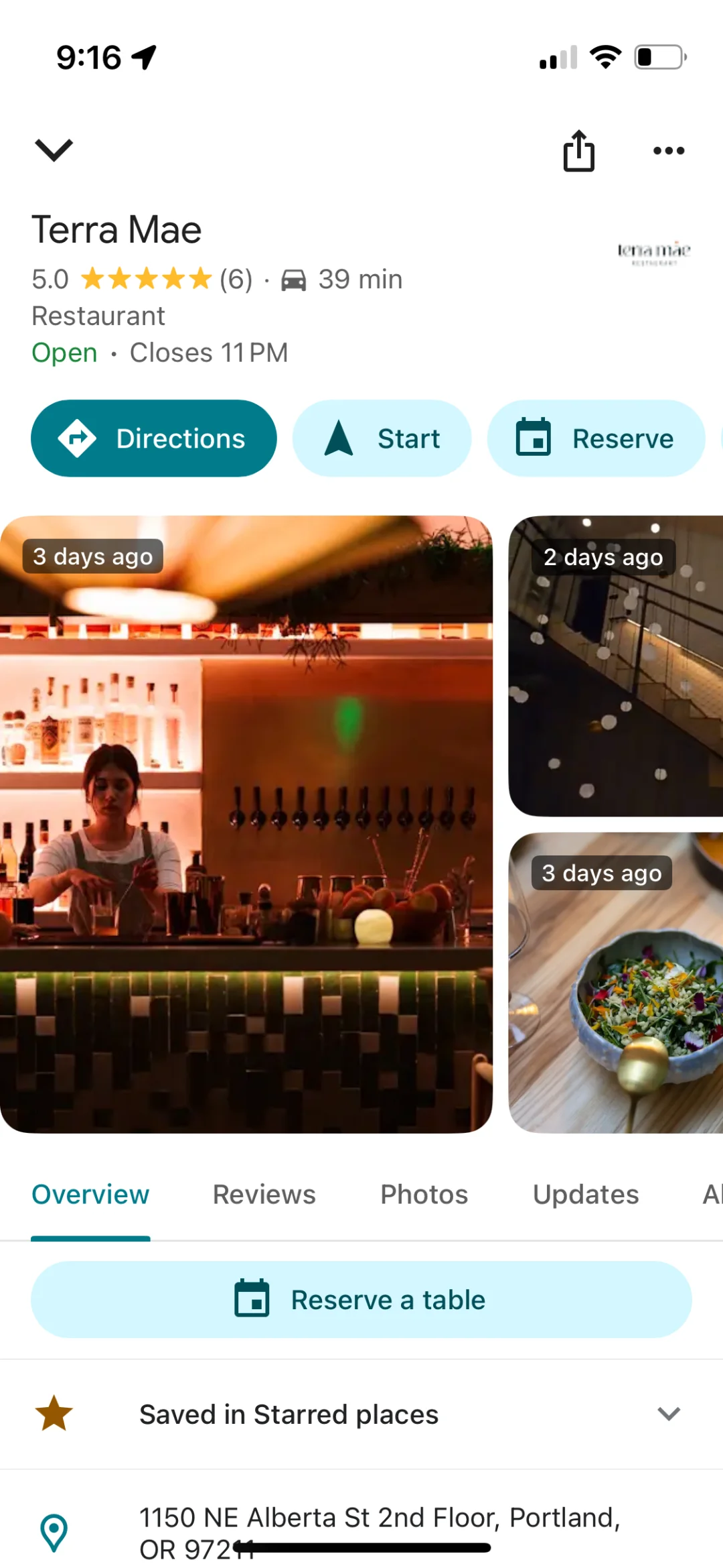 Portland | Newly Opened Restaurant | Terra Mae