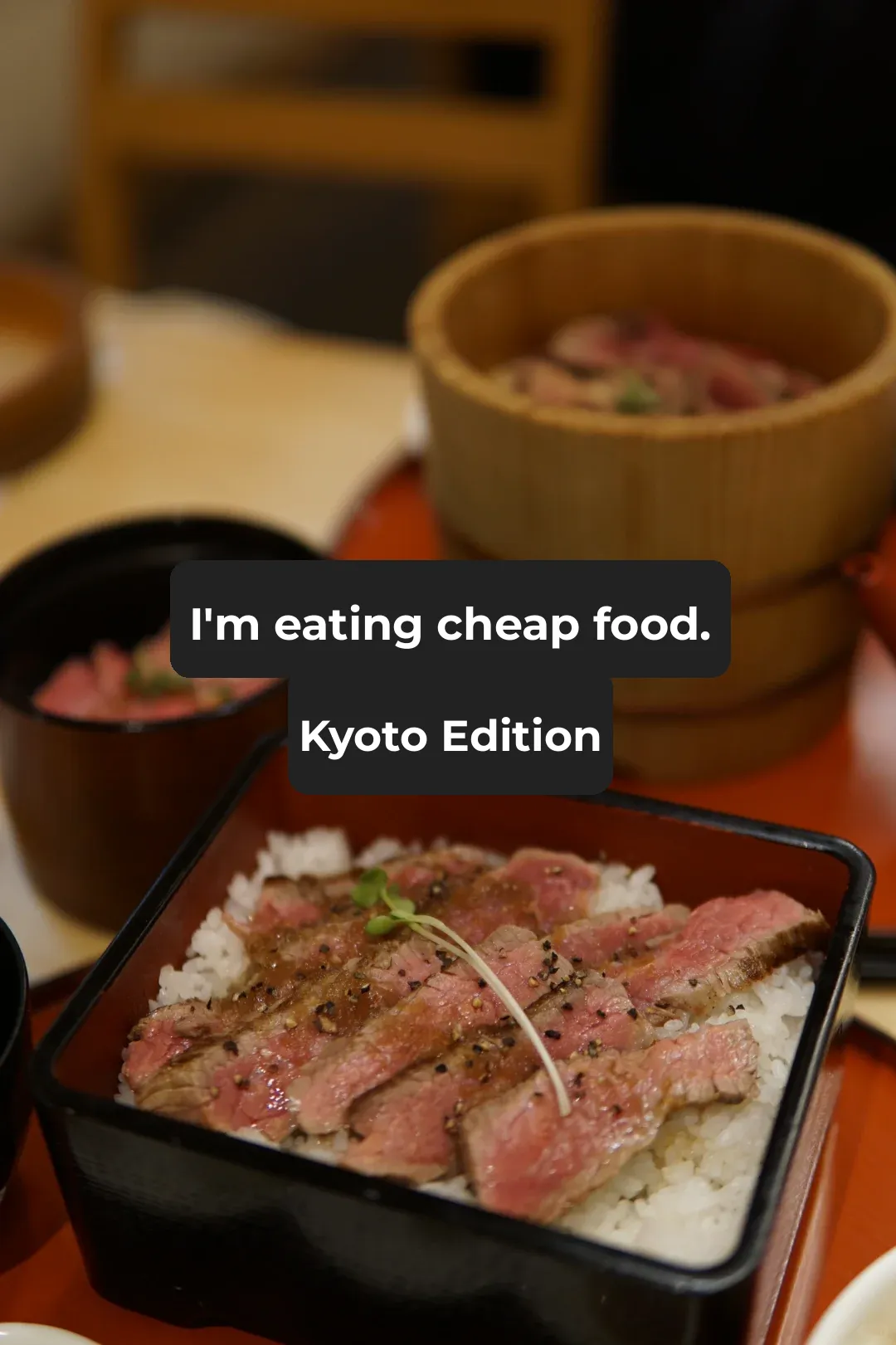 In Japan, I never make reservations for meals.