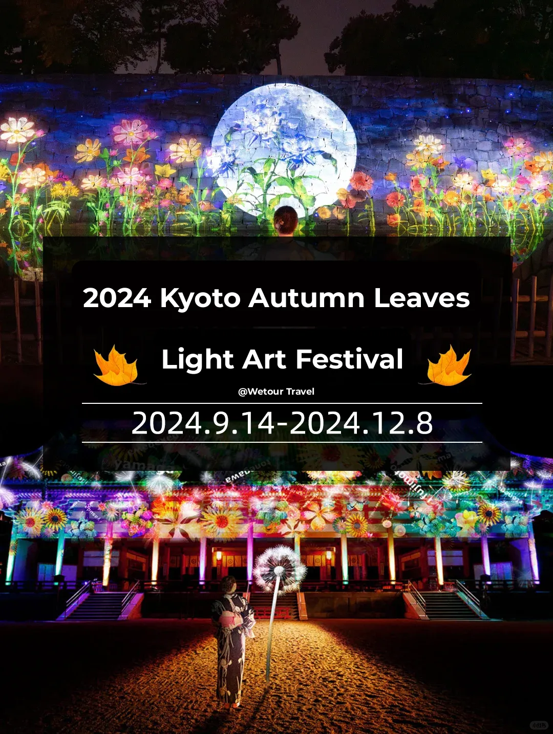 Sep-Dec | Kyoto NAKED GARDEN Autumn Leaves Light Art Festival Guide