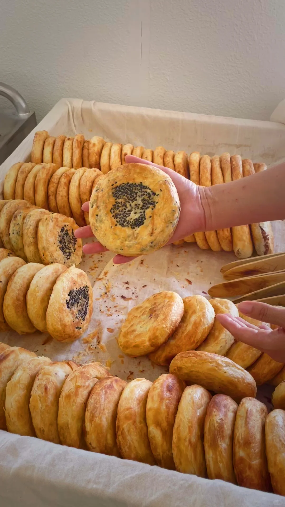 Black Sesame Oil Crispy Pancake