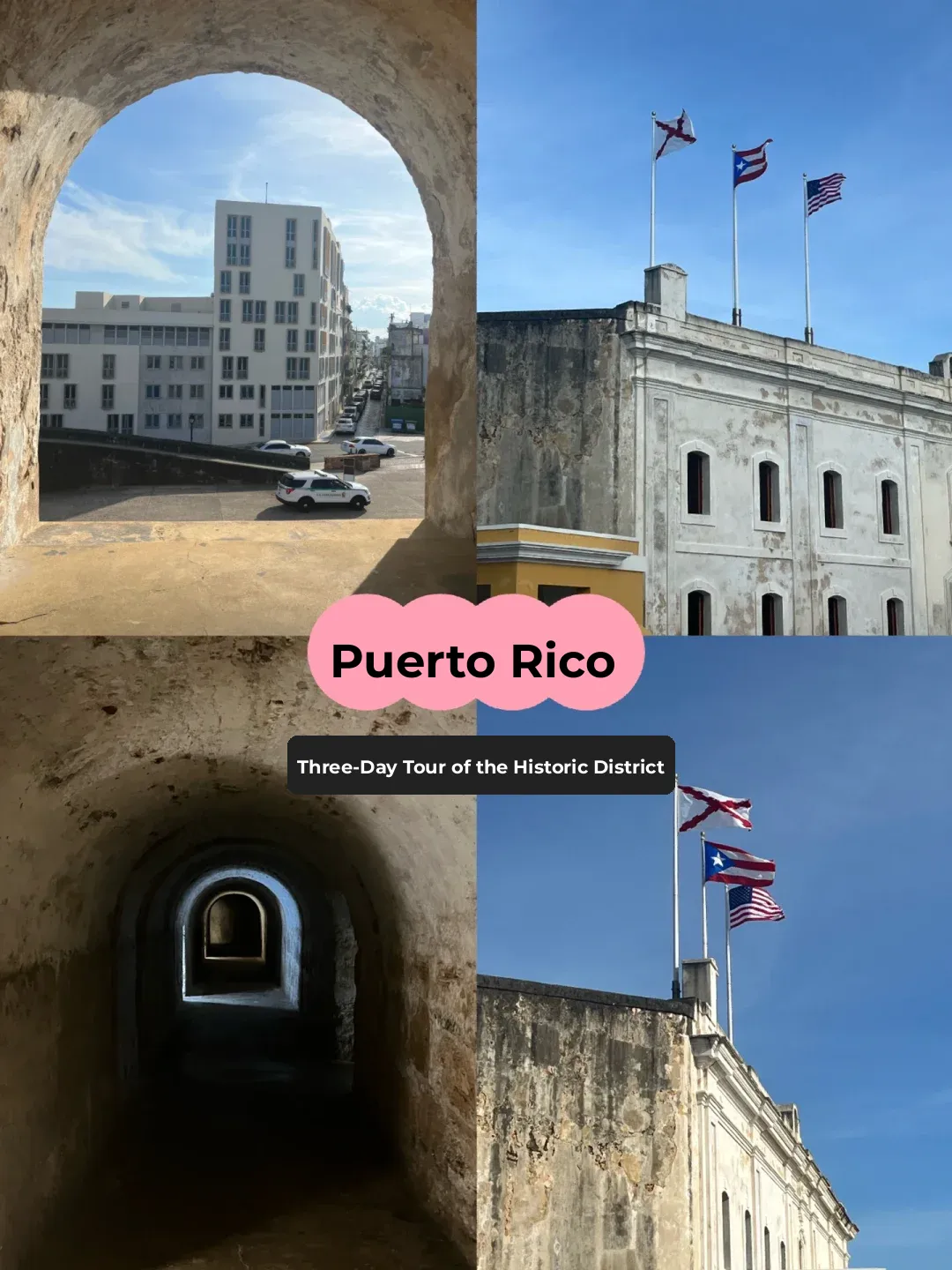 Three-Day Trip to the Historic District of Puerto Rico📍