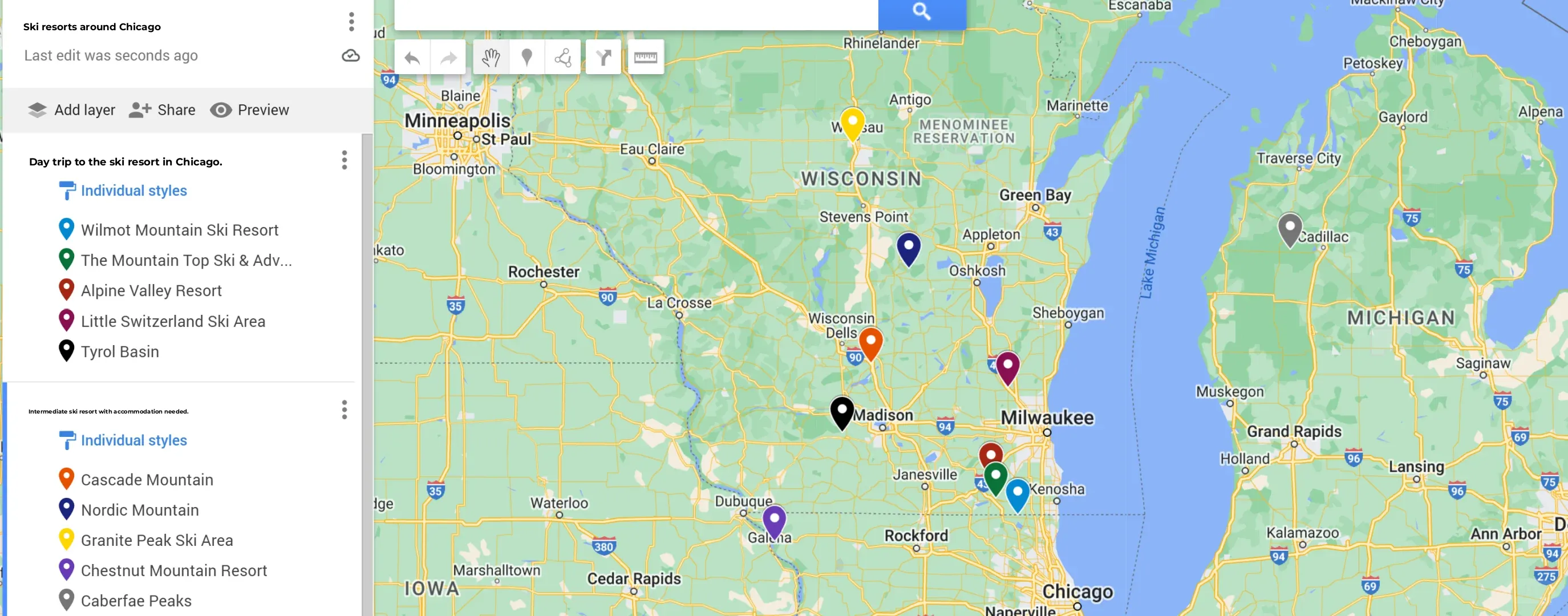 A Roundup of Ski Resorts Near Chicago