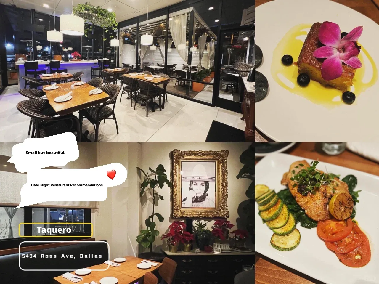 Charming & Intimate Date Spot 🍴 A Must-Visit for the Holidays in Dallas