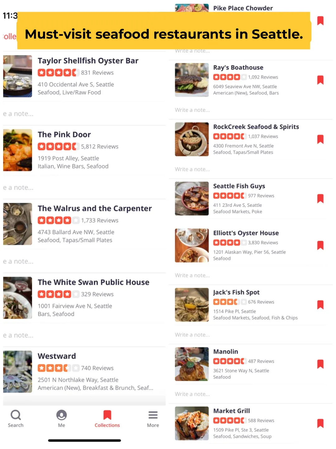 Must-Visit | Seattle's Top 15 Seafood Restaurants to Check Off Your List