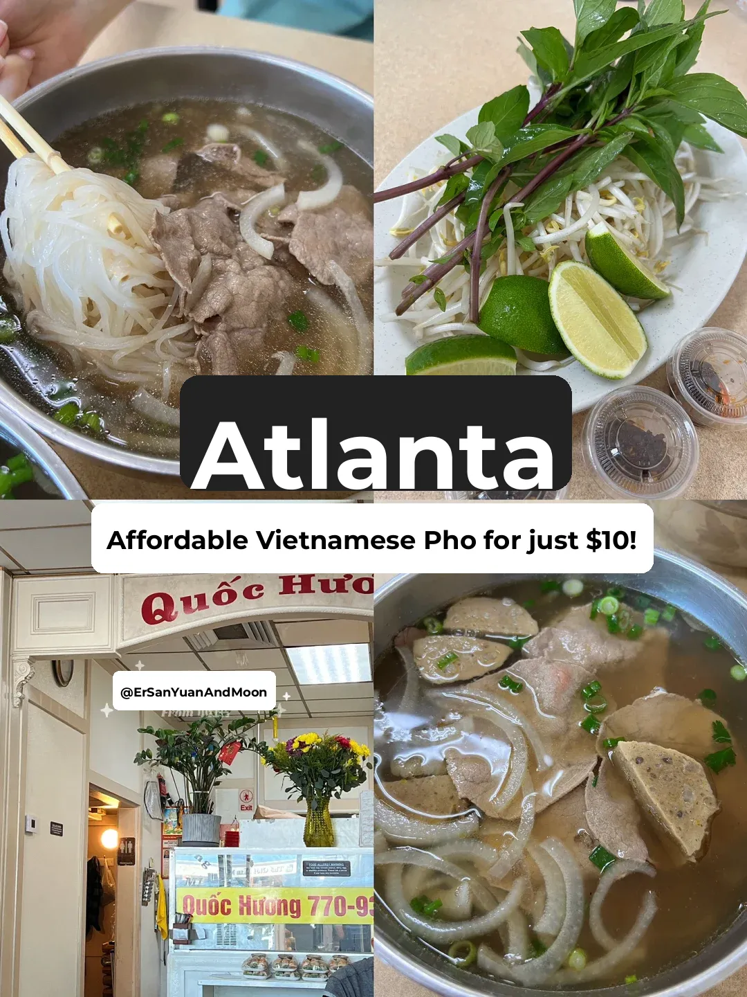 Atlanta｜This Little Shop’s Pho Is Only $10‼️