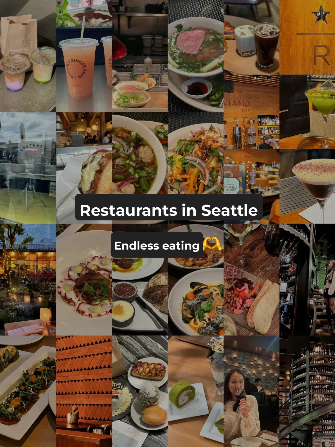 Seattle's Go-To Desserts 🍰 Eats 🥘 Bars 🍸