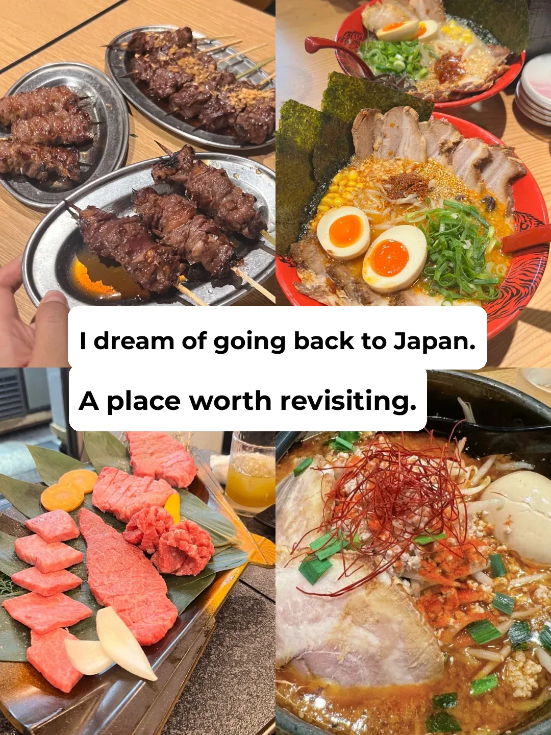 Back from Japan, here's my must-eat list!
