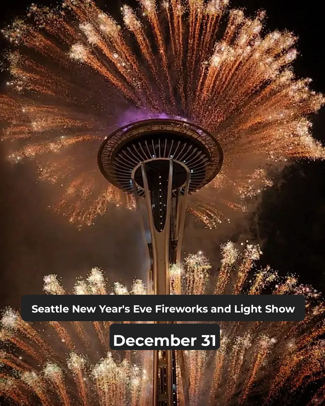 "Seattle's New Year's Eve Fireworks and Light Show is Here!"