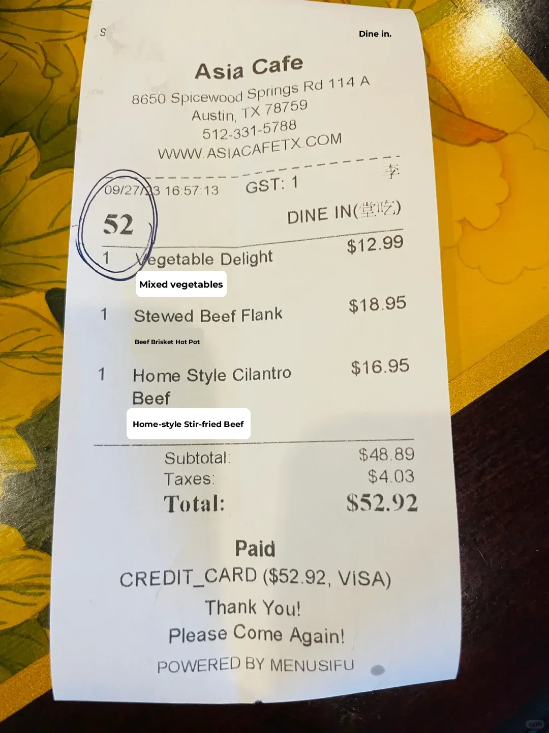 One of My Two Favorite Restaurants in Austin! Asian Cafe