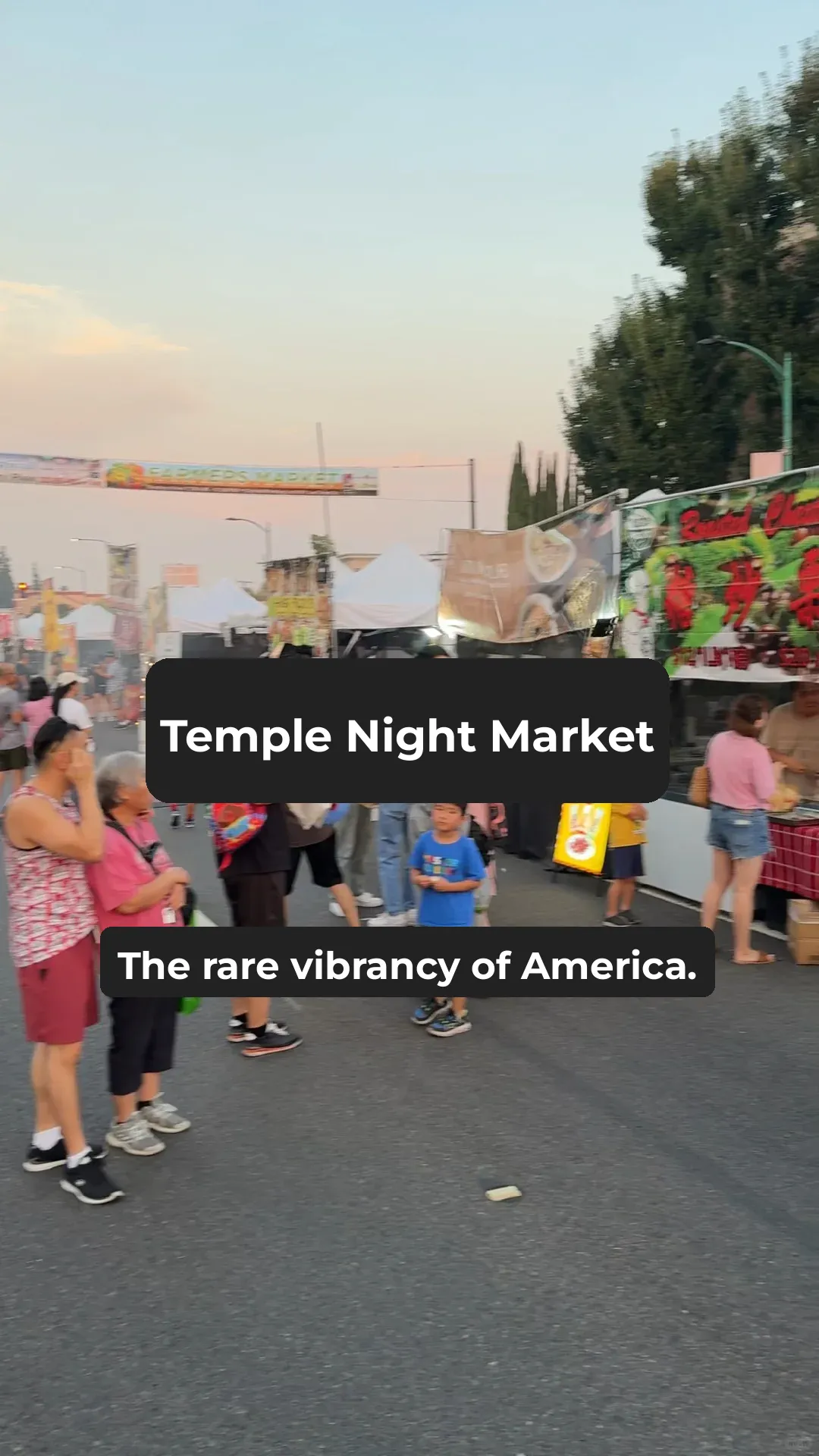 Temple Night Market Brings Back Memories of My Hometown (┳◇┳)