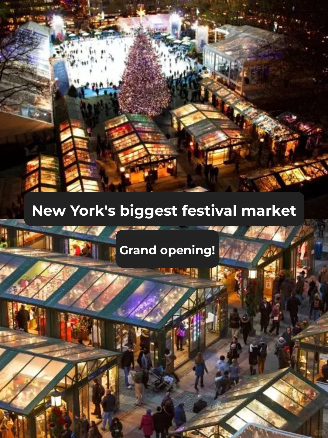 🎄 NYC's Biggest and Most Beautiful Holiday Market is Now Open! 🎅