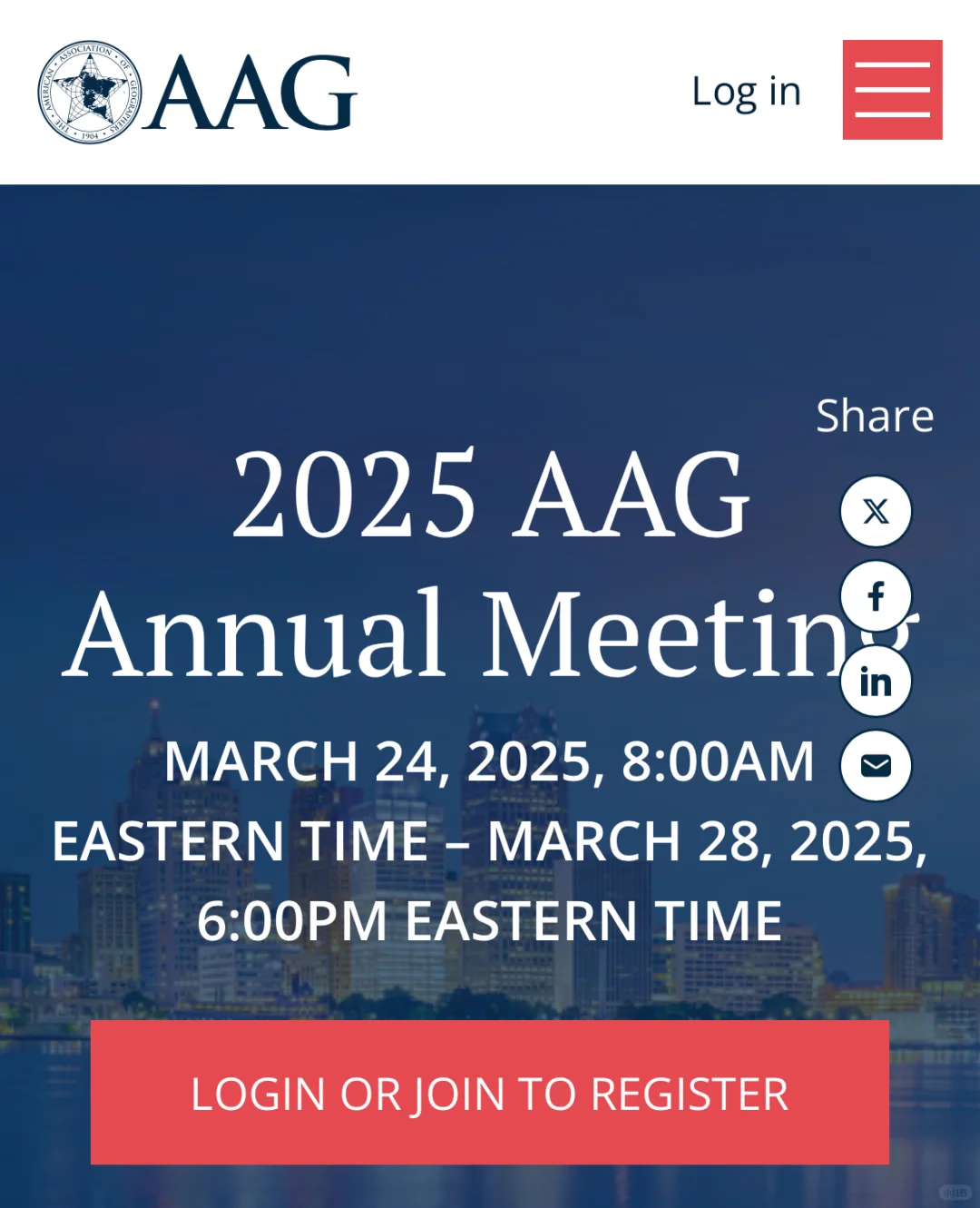 Looking for a Roommate to Share Accommodation for AAG 2025 in Detroit!