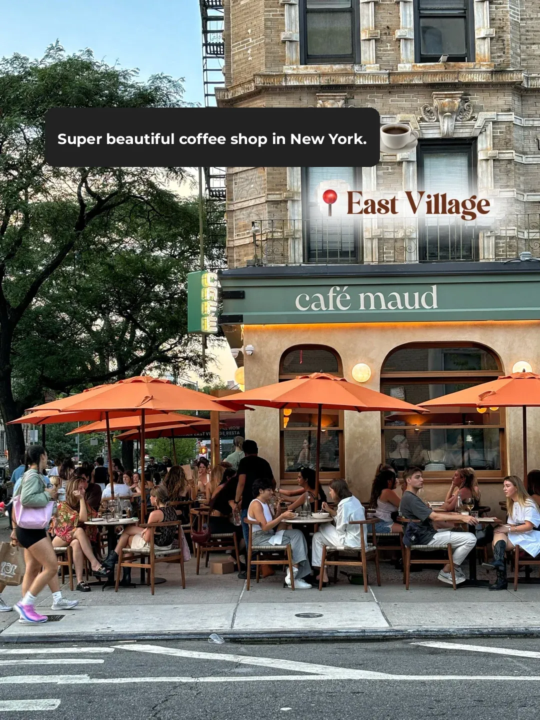 New York | A Stunning Corner Café That Feels Like Europe 🏰