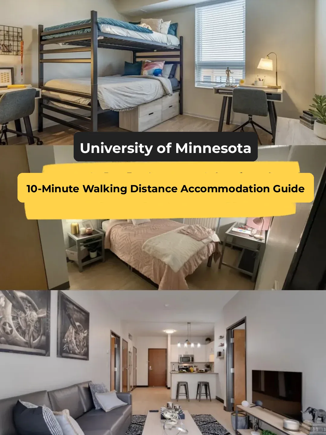 Minnesota 🌷 A 10-Minute Walk Guide to UMN Accommodations