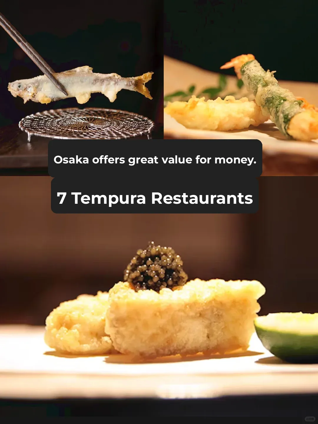 Osaka Eats Are Unreal! 7 Hidden Gem Tempura Spots, Must-Save List