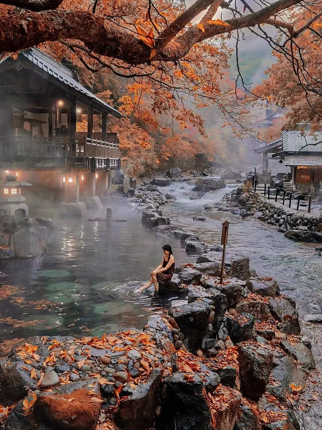 Japan's ♨️ Unforgettable Hot Springs! A Fairy Tale Wonderland You Must Visit for a Soothing Winter Soak~