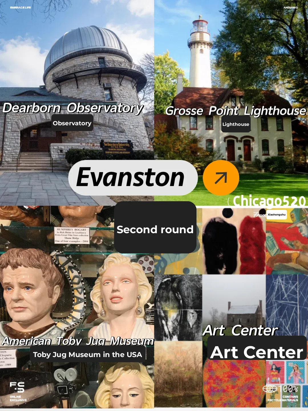 【Evanston】Where to Explore Near Chicago: Northwestern University Part 2