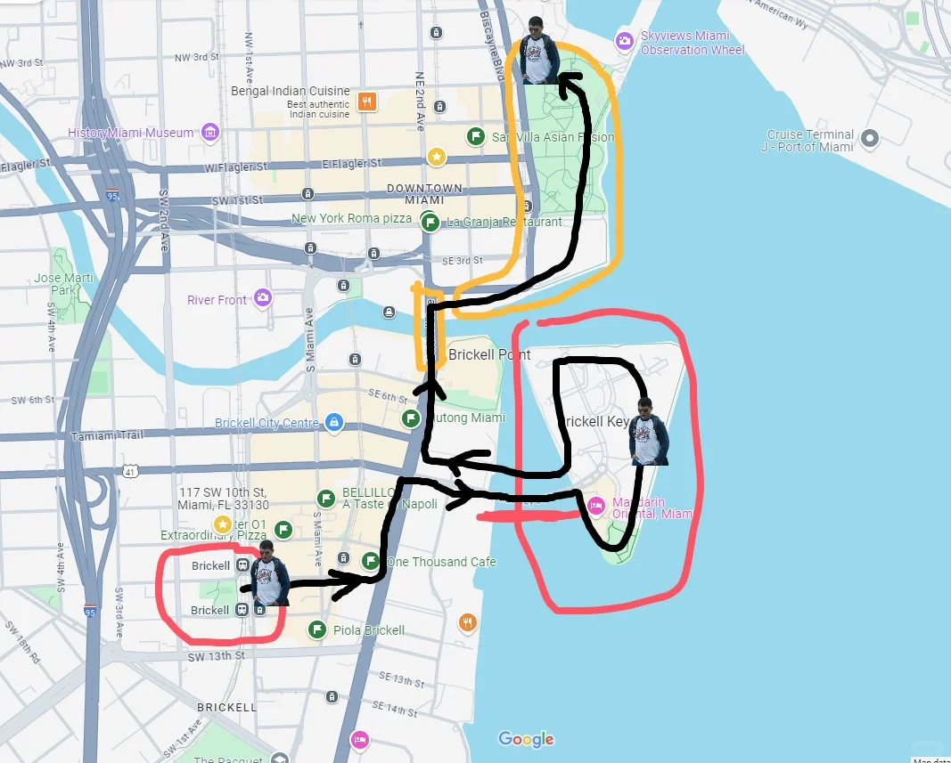 Cool Weather Miami City Walk + Route Recommendations