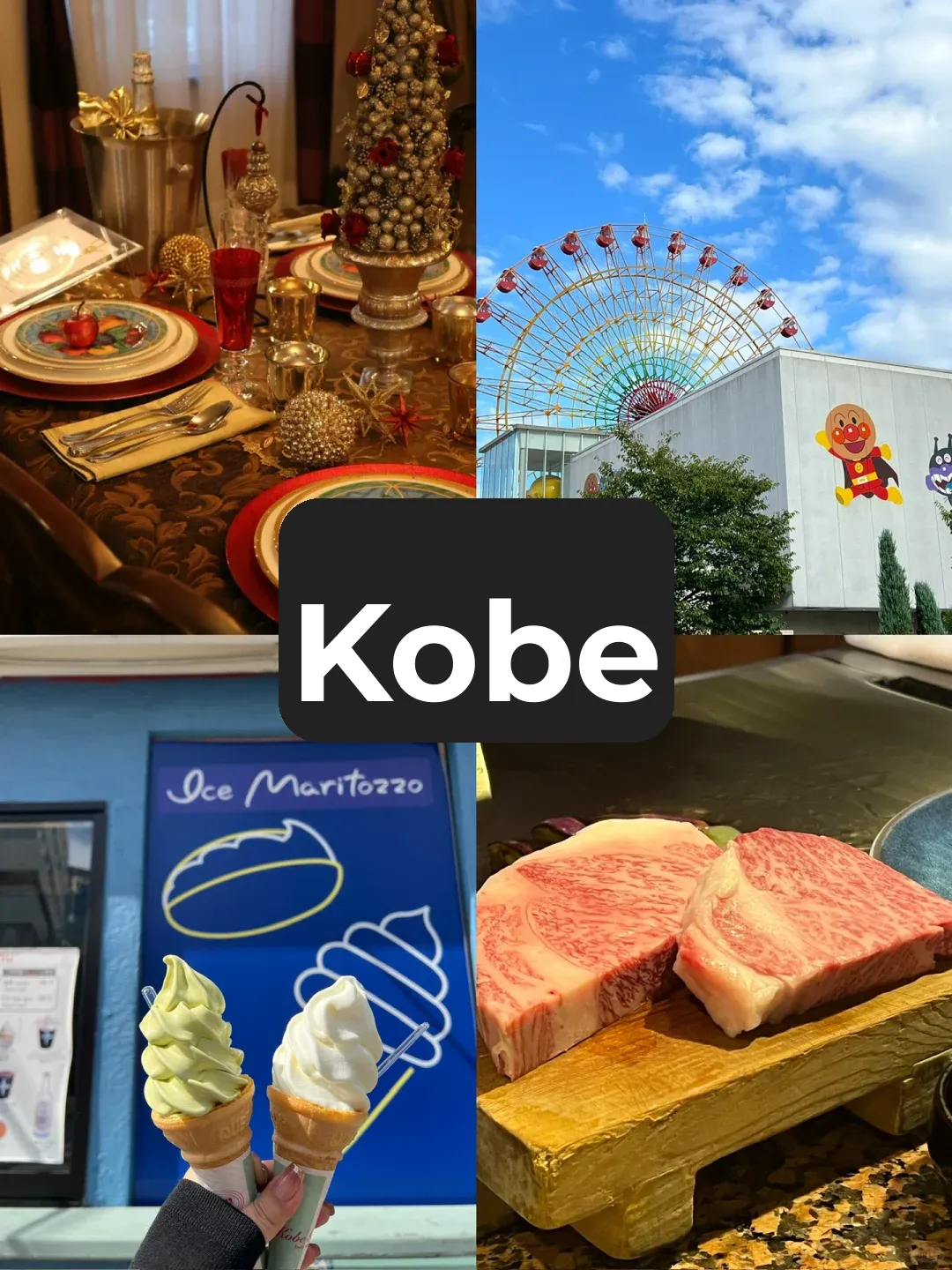 Osaka's too hectic, Kyoto's too crowded, Kobe's just chill enough 👌🏻