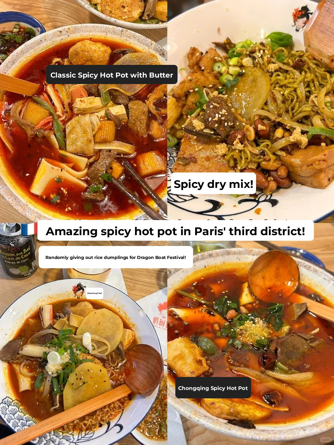 🇫🇷 Paris Eats | Spicy Malatang with Rich Beef Tallow, a Must-Try! 🌶️