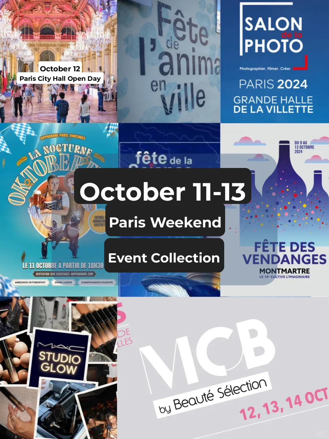 10.11-13 Where to Go in Paris This Weekend