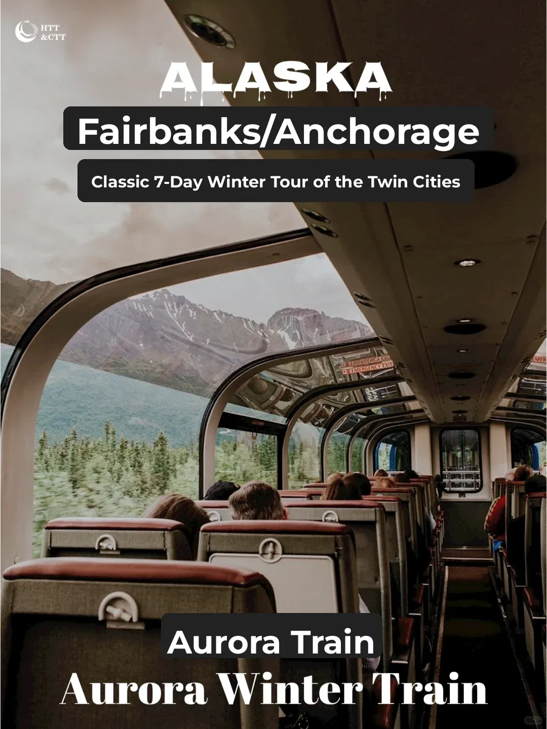 🌟 7-Day Alaska Aurora Adventure | Aurora Express Train