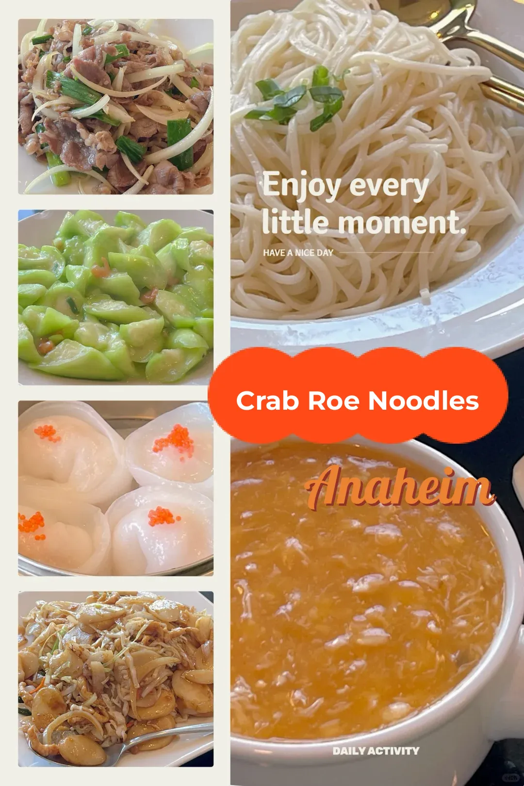 Anaheim🦀 Autumn Breezes Bring Plump Crab Legs🍂 Crab Roe Noodles That Never Disappoint