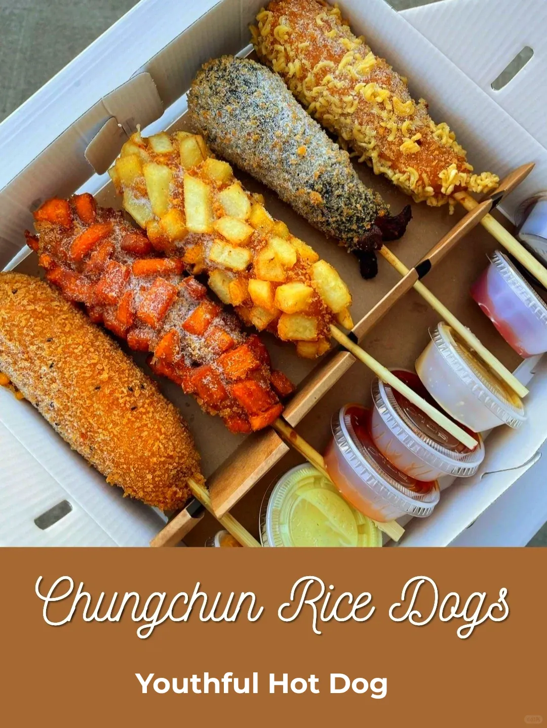 Korean Corn Dog - My Ultimate Fave: Crunchy Sweet 🍠 Sweet Potato Cheese Version