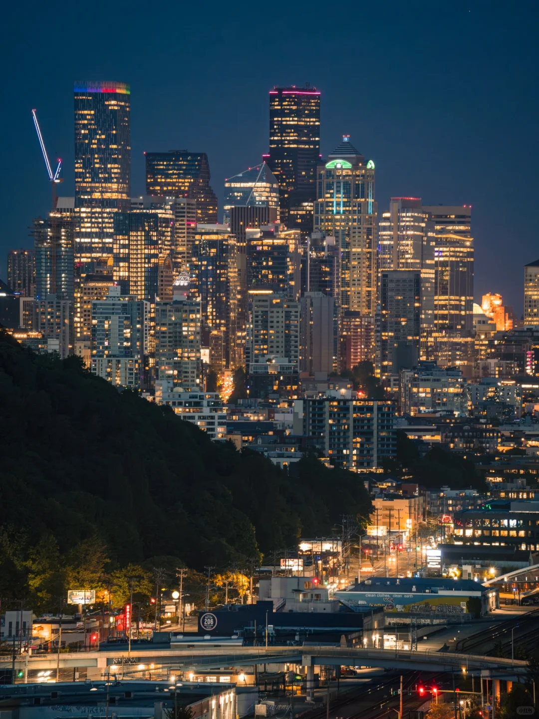 Seattle | Hidden Gem Park for Stunning Night Views 🌃