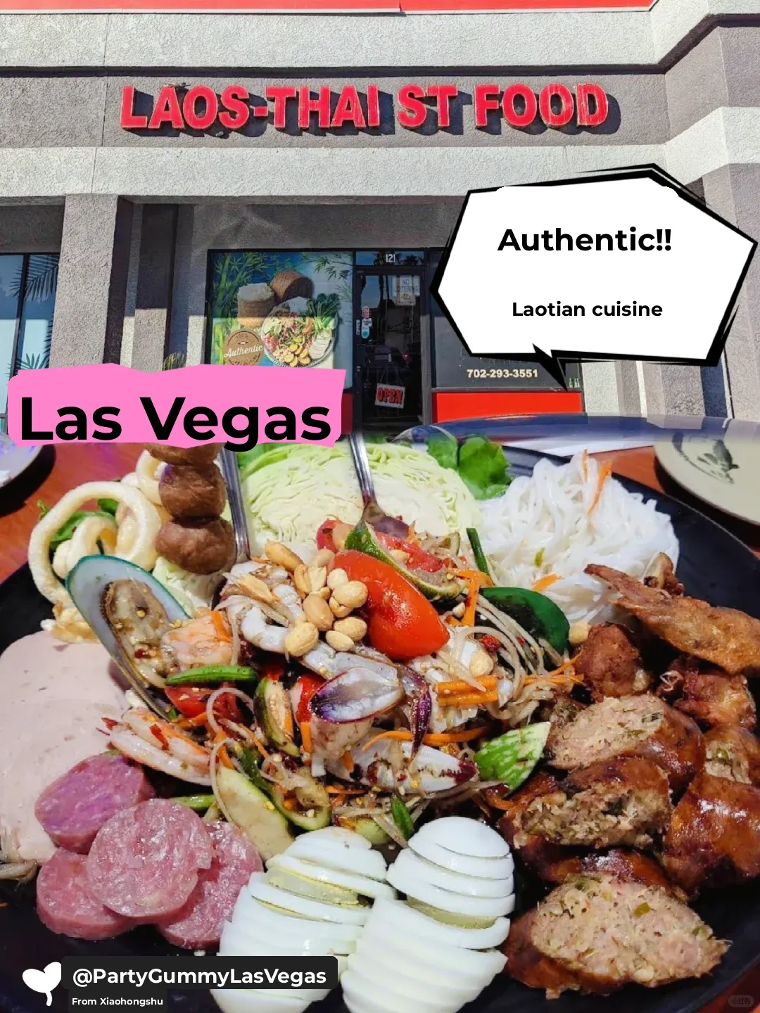 Authentic Lao Cuisine 🇱🇦 Thai Boat Noodles 🍜 Las Vegas