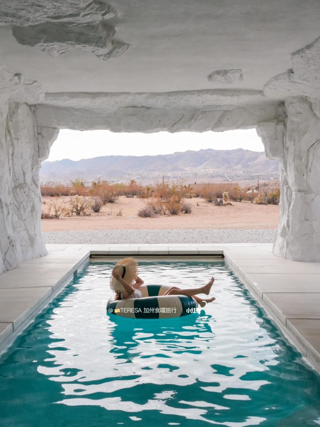 Joshua Tree Cave Pool Homestay Near Los Angeles in Southern California