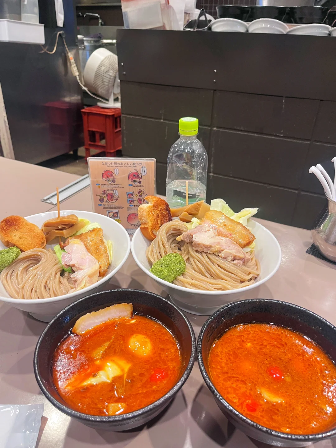 Ate the Ultimate Shrimp Oil Tsukemen in Tokyo! ‼️
