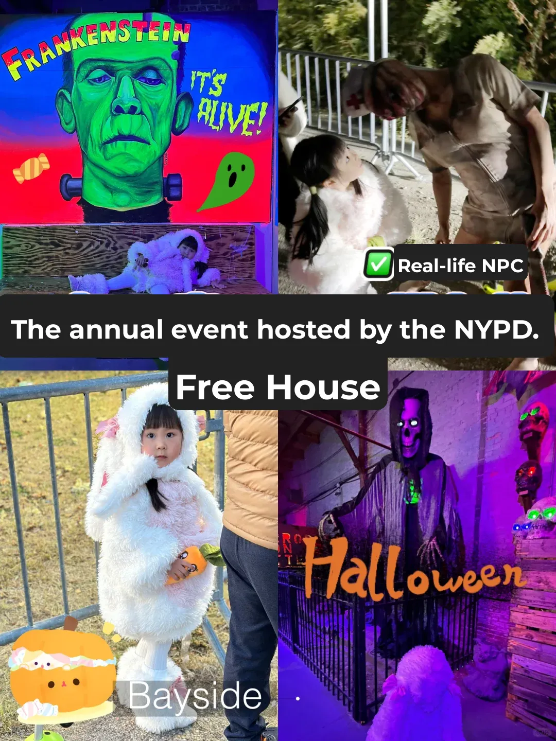 Halloween in New York🎃 The NYPD's Free Haunted House in Bayside is Totally Worth a Visit👻