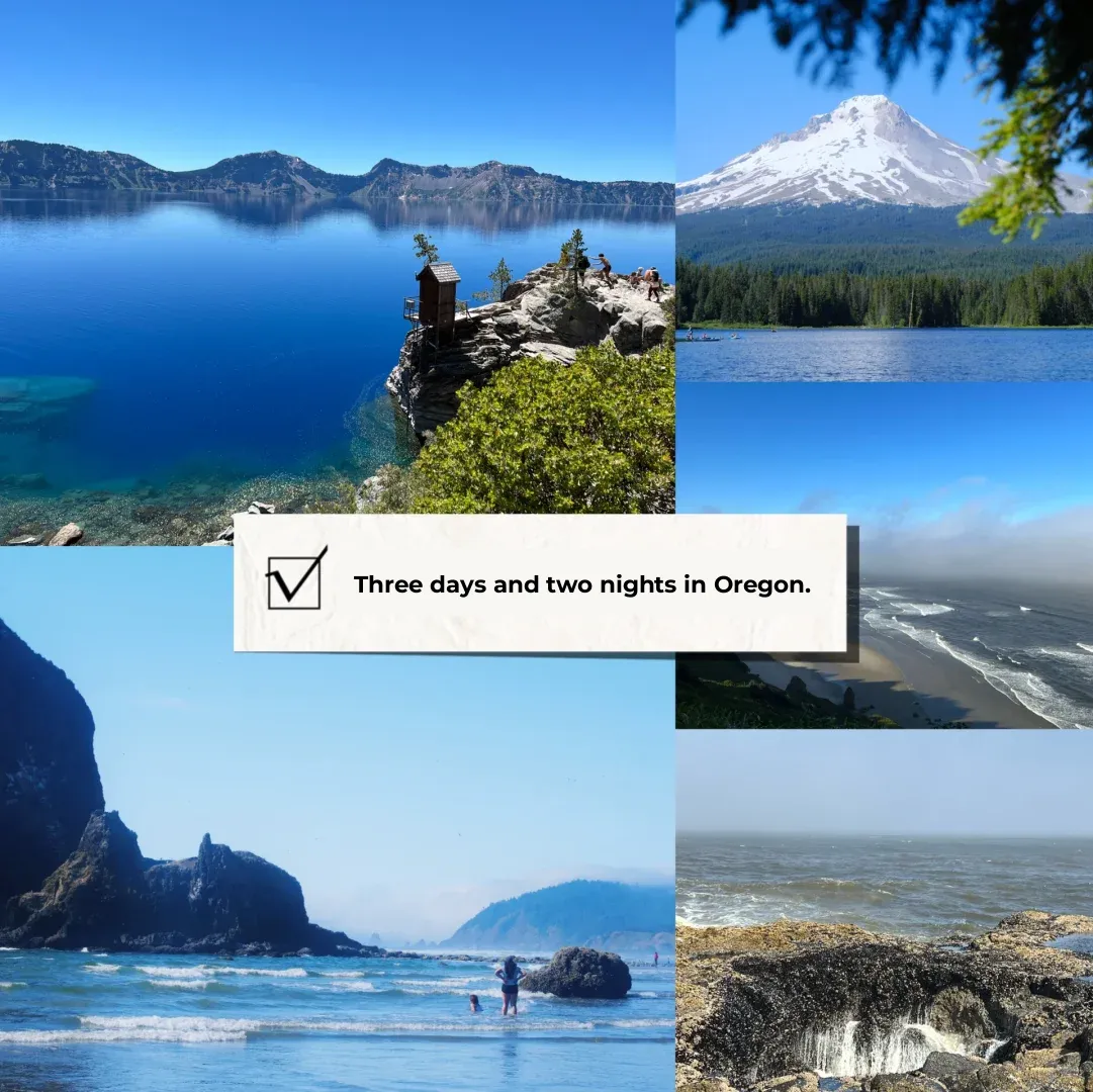 Must-Visit‼️ A 3-Day, 2-Night Oregon Road Trip • Itinerary Guide