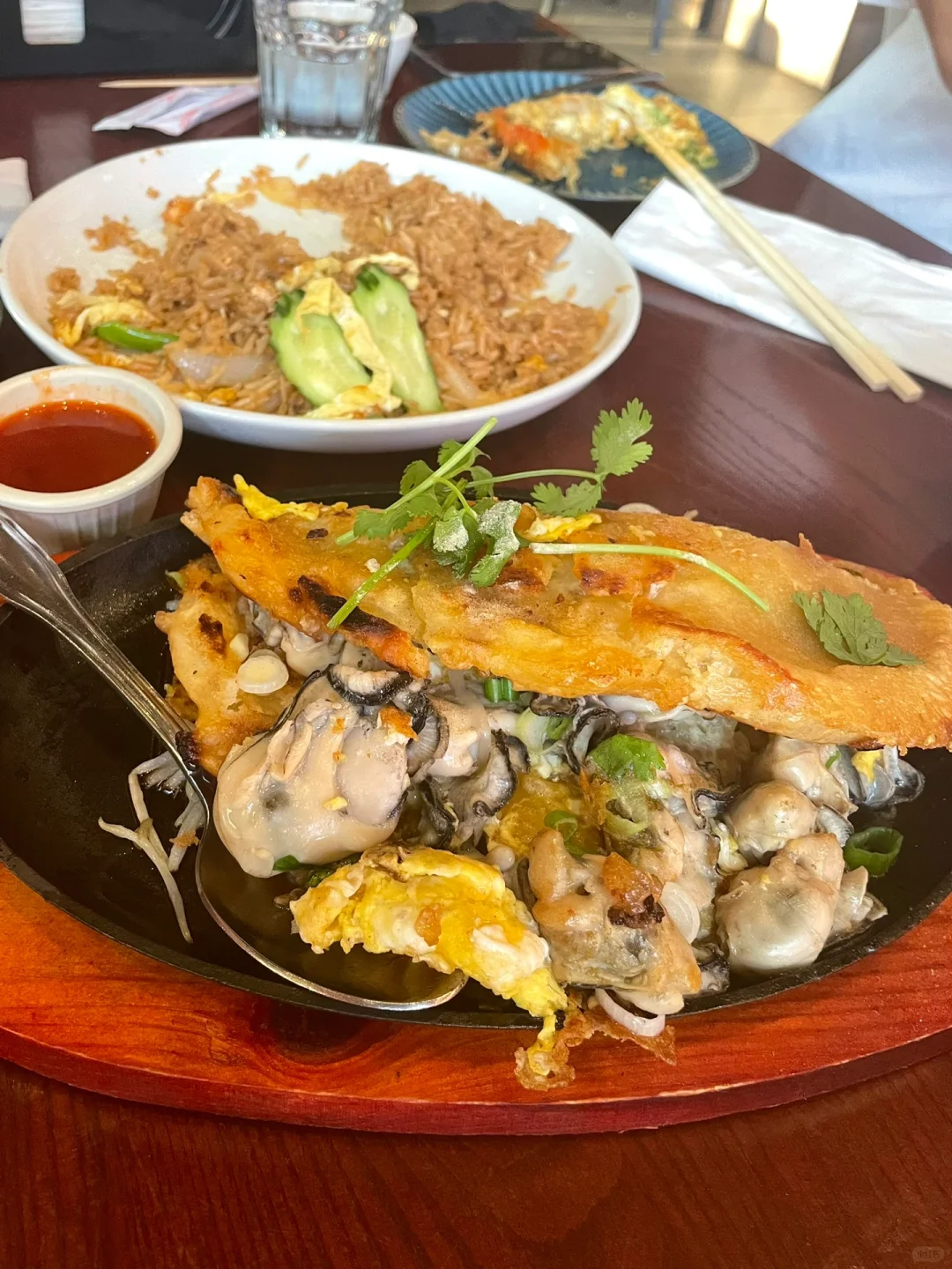 Atlanta's Thai-Style Oyster Omelette Pancake is So Fresh and Tender!