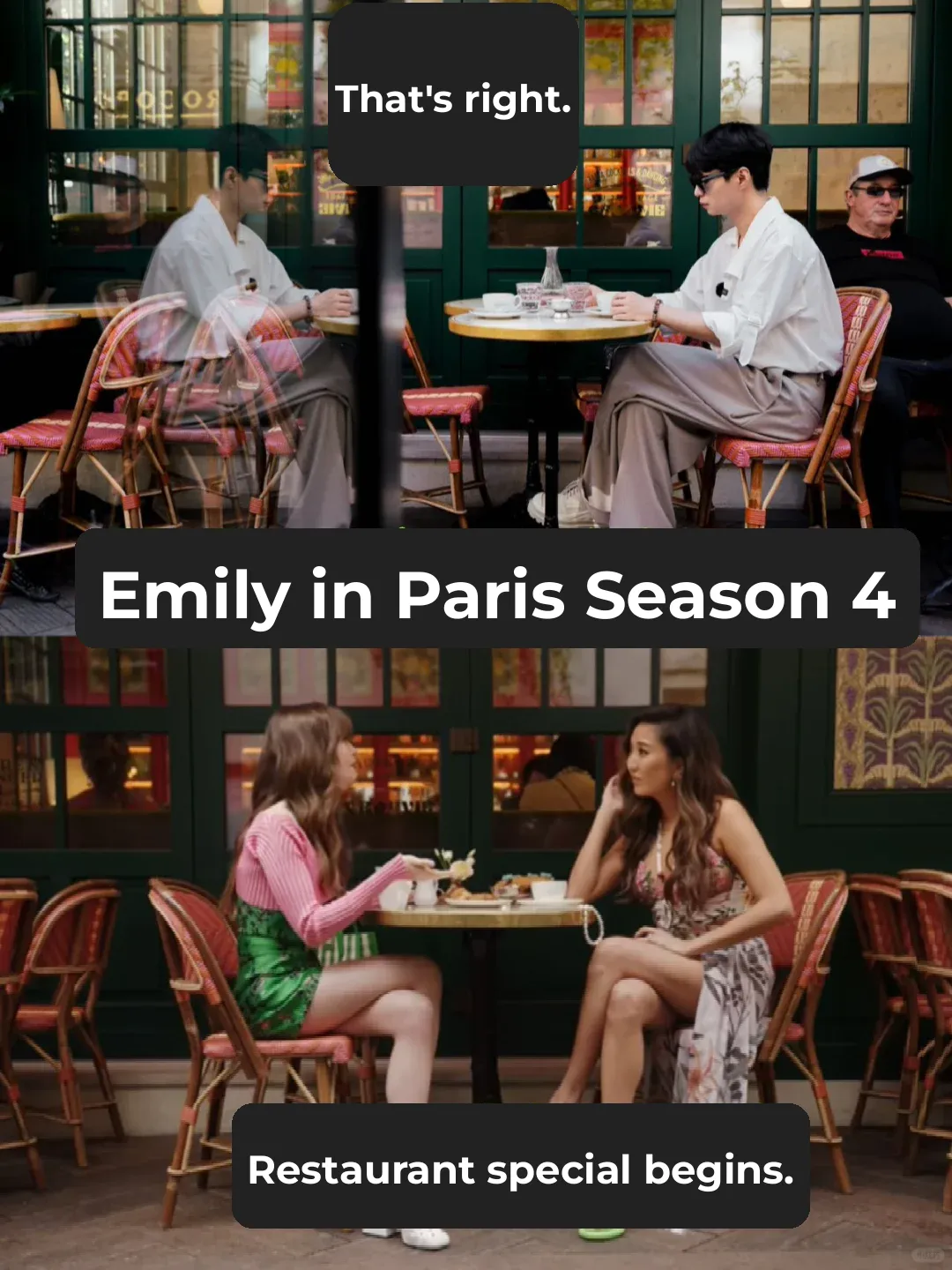 The Hotspots: Emily's Must-Visit Eateries in Season 4 of "Emily in Paris"