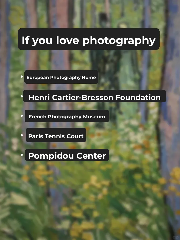 "Museums in Paris are driving me crazy! So I…"