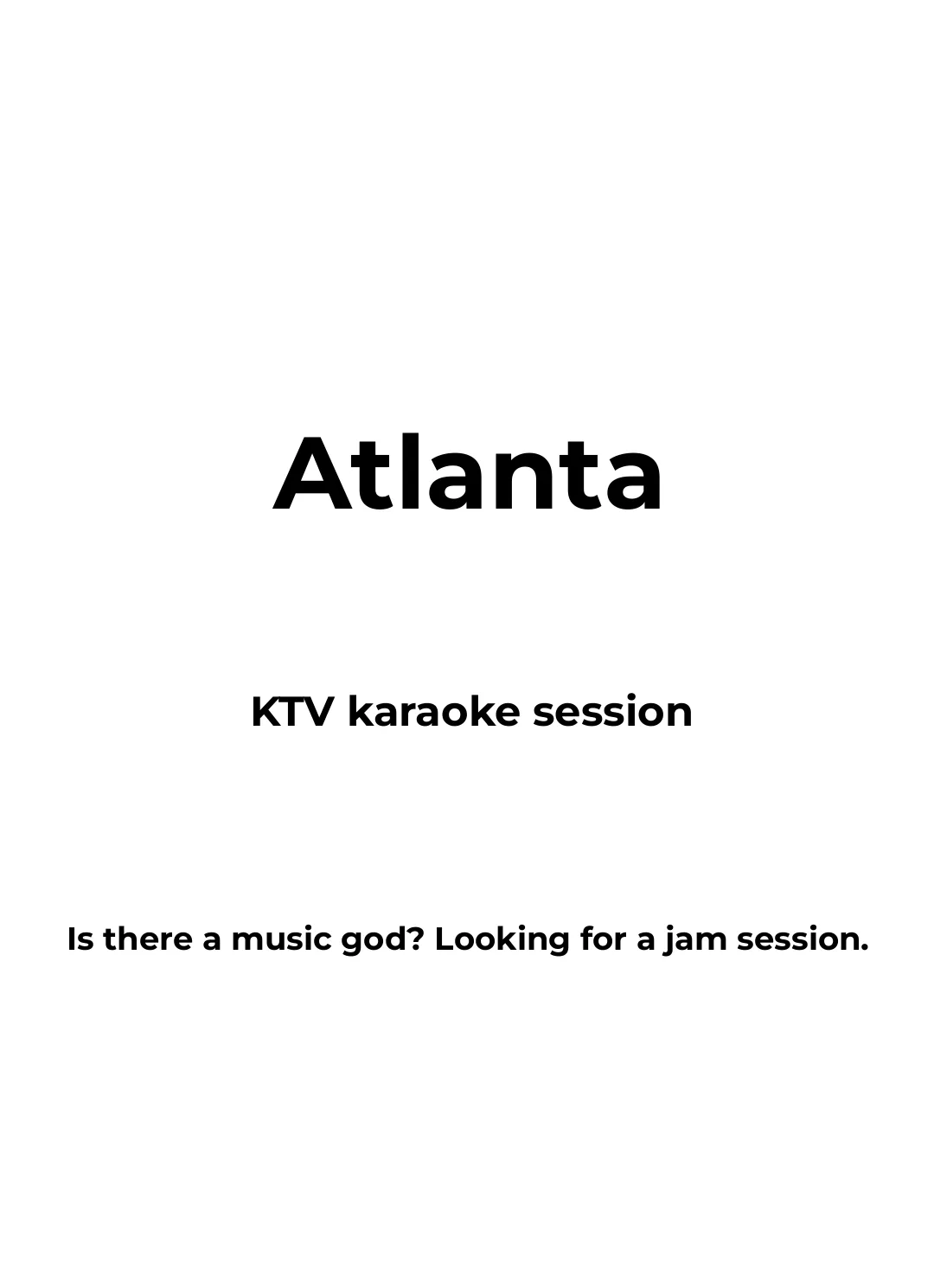 Want to Sing Karaoke in Atlanta?