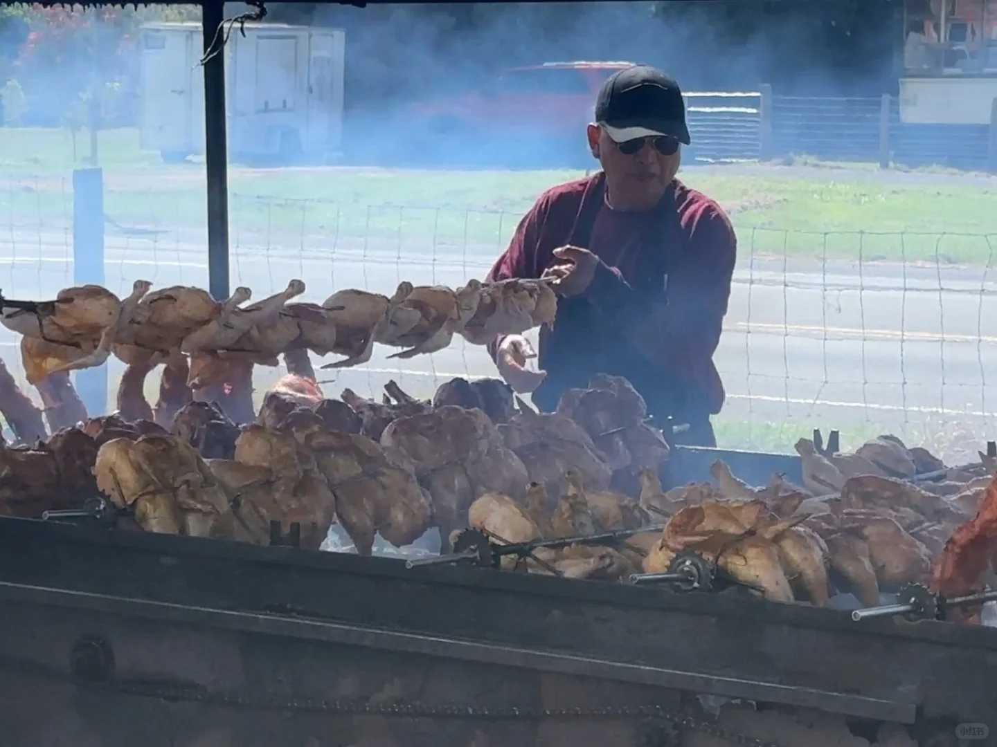 Hawaii Big Island GJ's BBQ Huli Huli Chicken