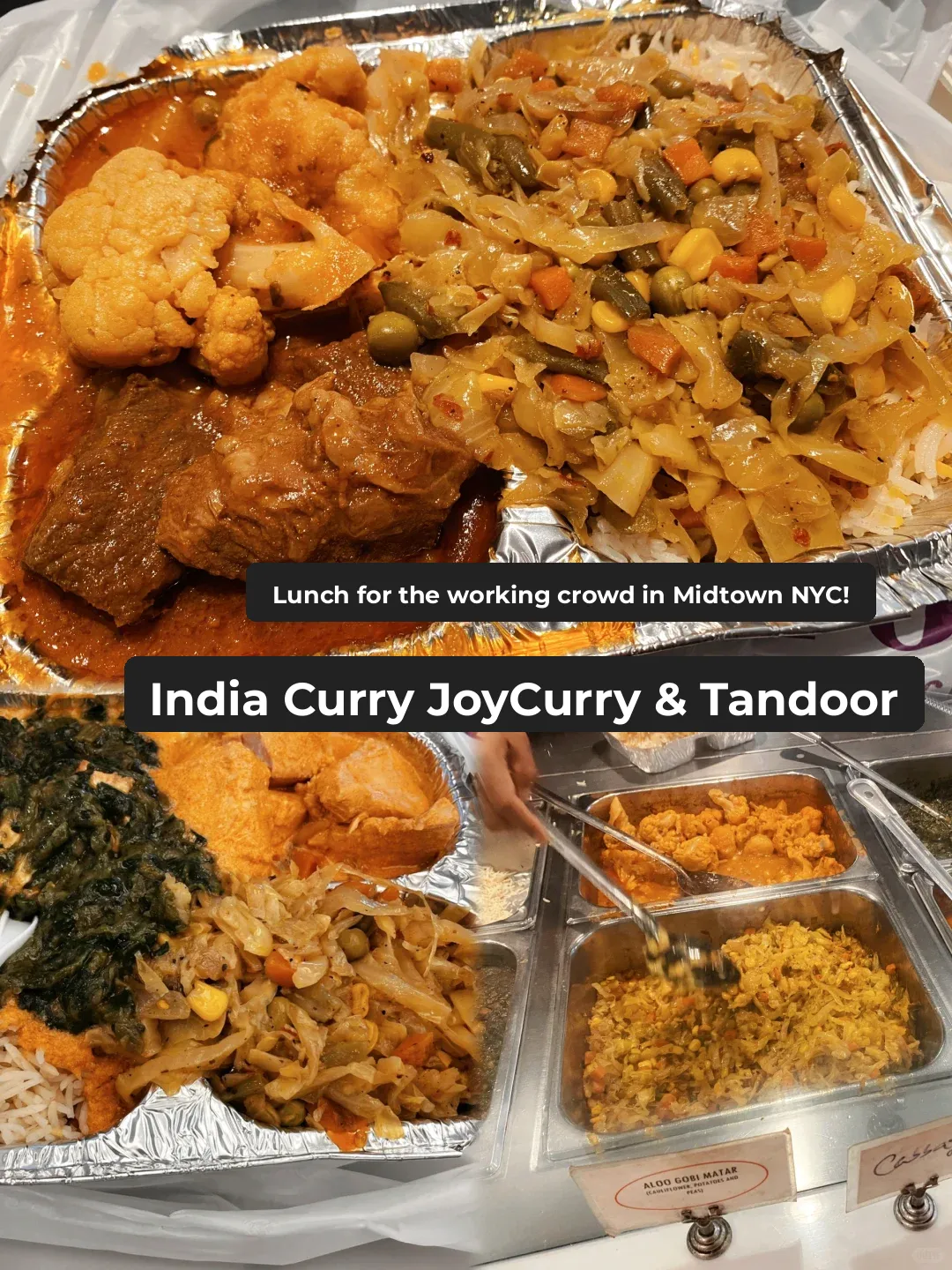 New York Office Workers' Lunch Spot: JoyCurry & Tandoor for Authentic Indian Curry