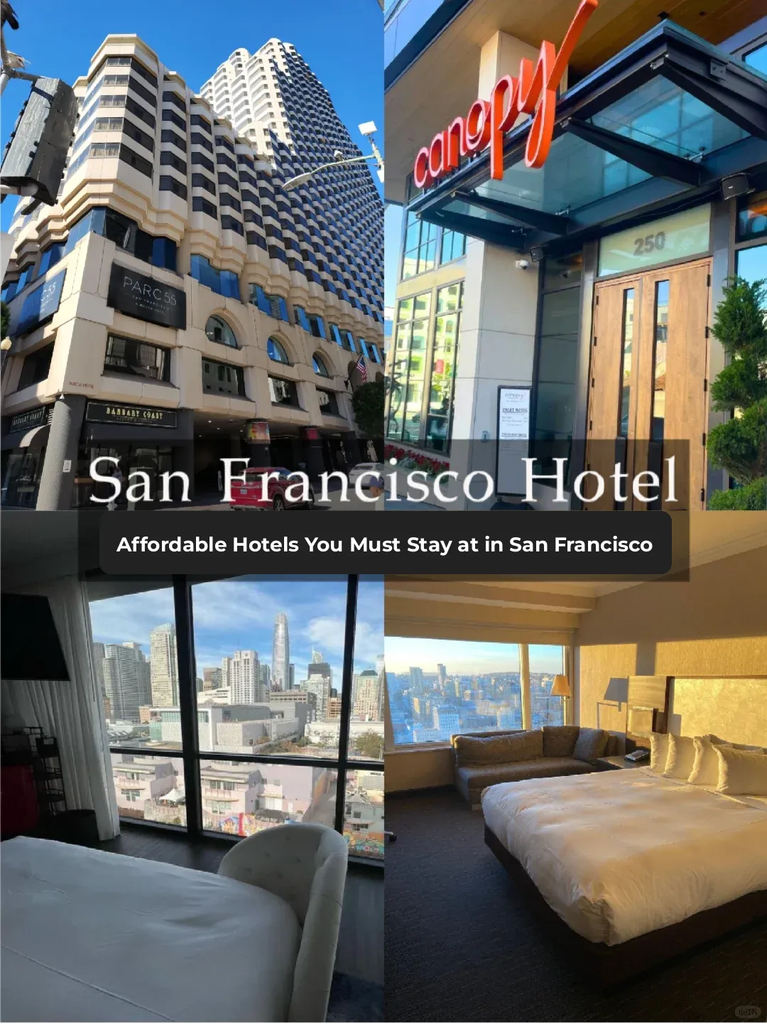 These are the only San Francisco hotels I'm raving about! Insanely affordable 😆