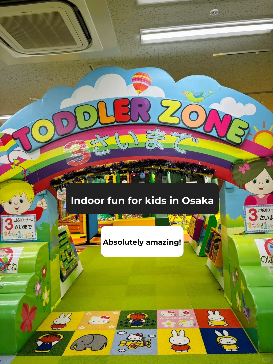 Indoor Play in Osaka is Lit!