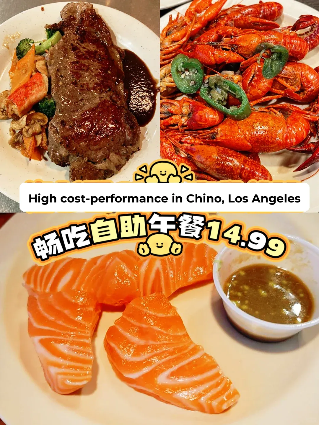 $14.99 Buffet Lunch in East LA ❗️ King Crab Legs Every Wednesday ❗️