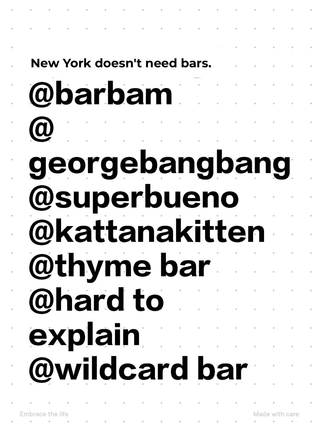 A Quick Glimpse at NYC's Notable Bars