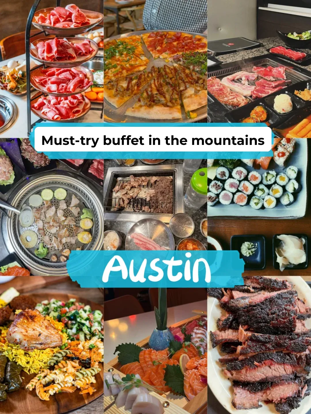 10 Must-Try Buffets in Austin📍