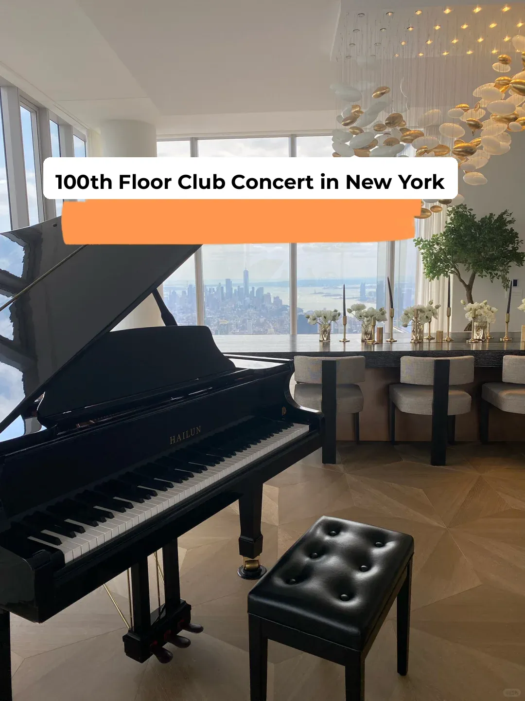 100th Floor Private Club in NYC ☁️ Music Concert 💕
